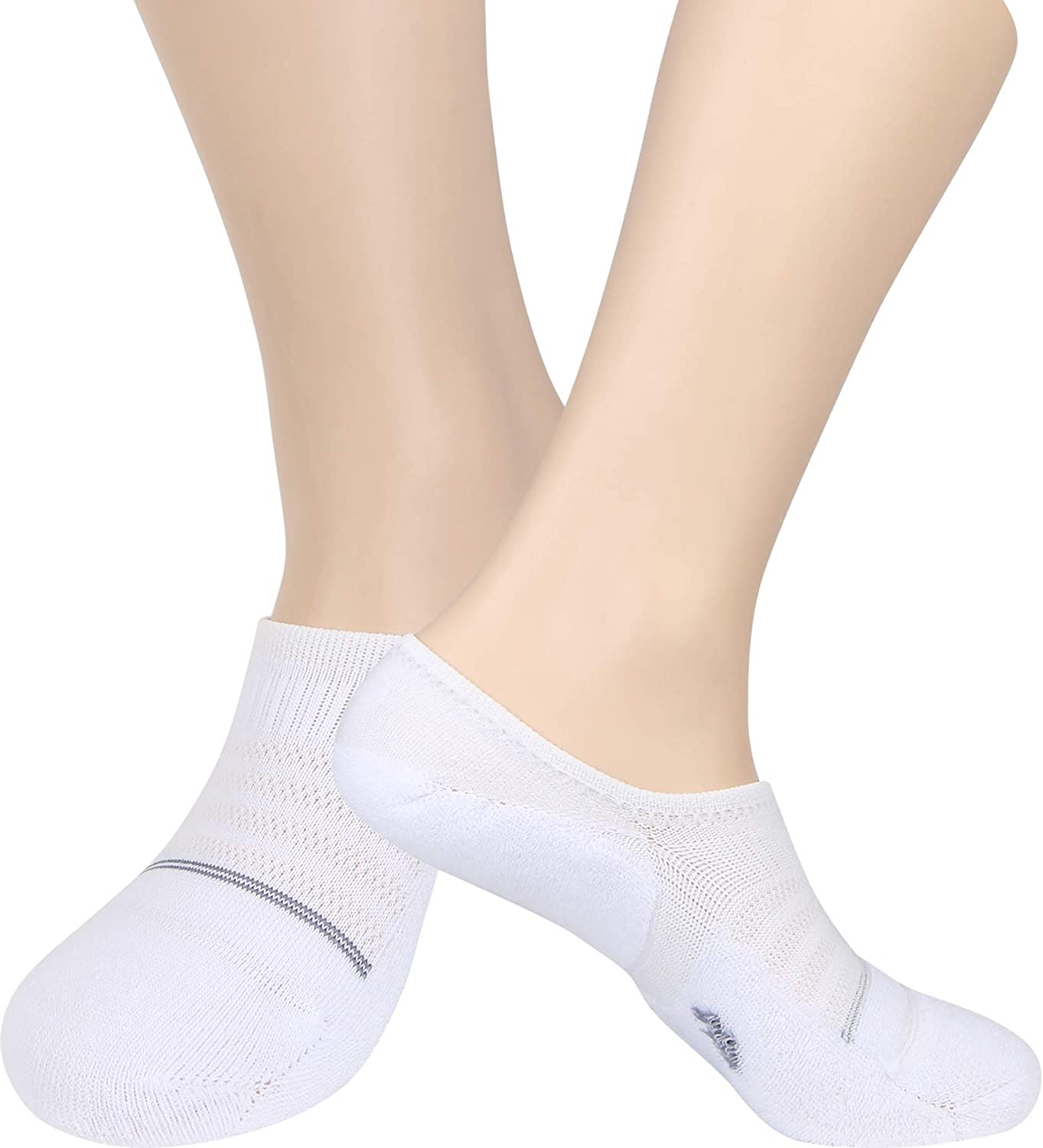 Pro Mountain Seamless Thick No Show Socks For Women Cotton Cushioned Low 6  Pack | eBay
