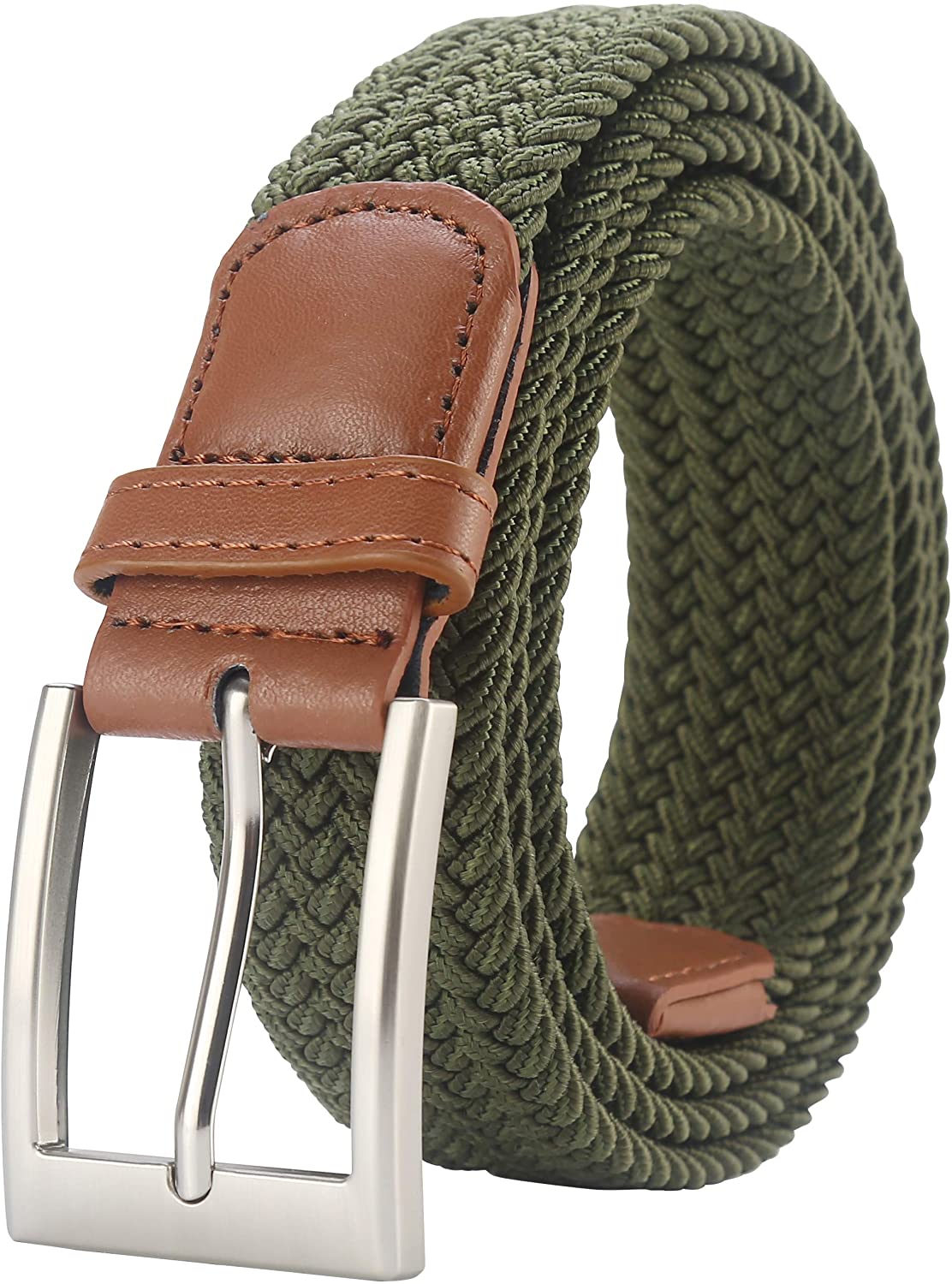 Lavemi Mens Belt, Leather Woven Braided Belts for India