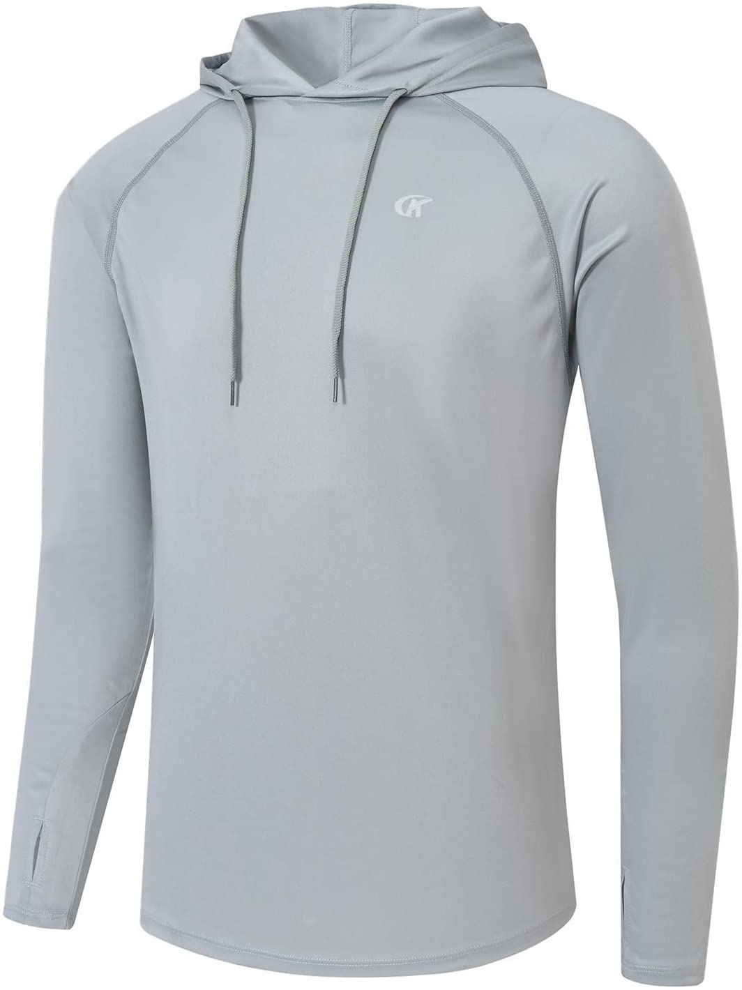 Satankud Men's UPF 50 Athletic Hoodies Long Sleeve Fishing Hiking Workout Shirts