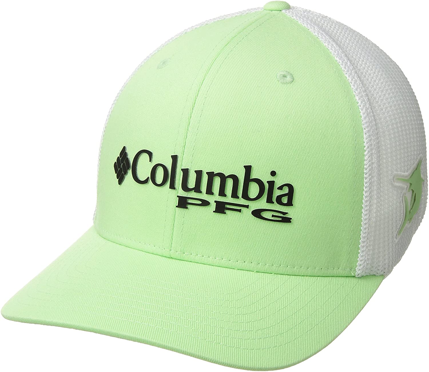 lime green columbia hat