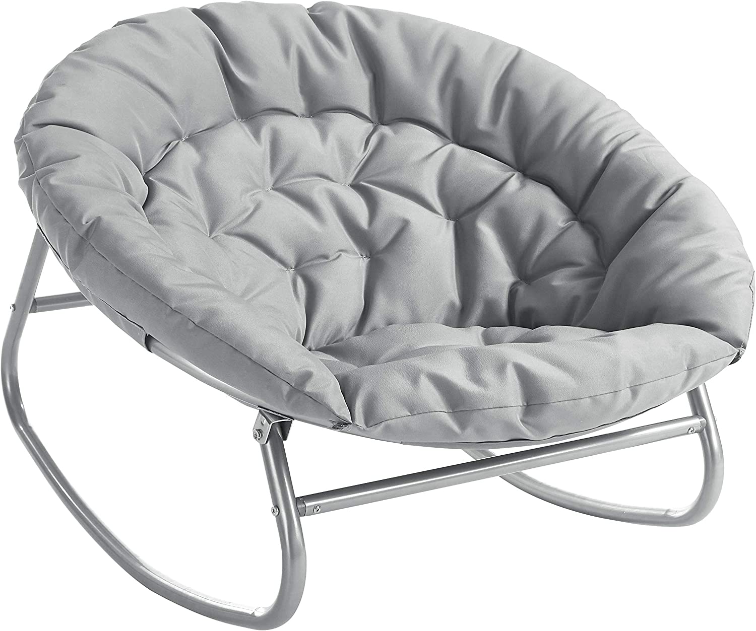 grey saucer chair