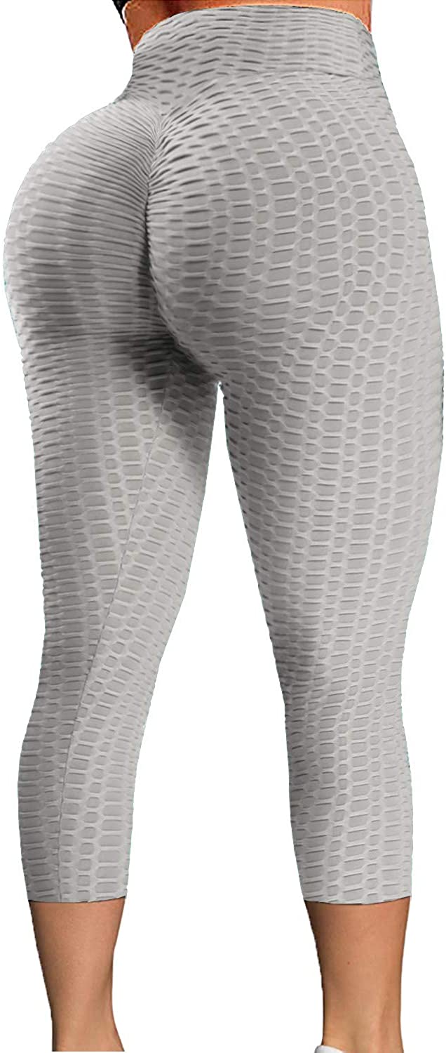 FUTATA Women's Leggings Yoga Pants Capris High Waist Butt Lifting
