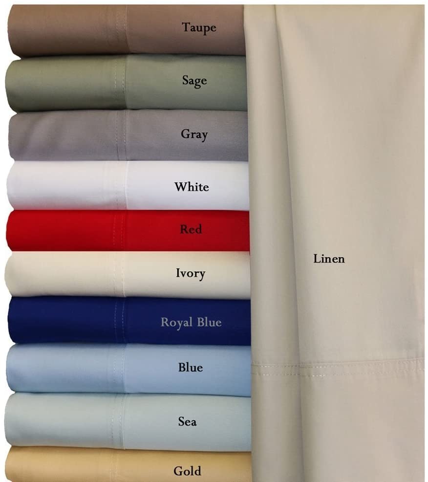 Details about   Royal Hotel Top-Split King Adjustable Split Top King Gray Silky Soft Bed Sheets 
