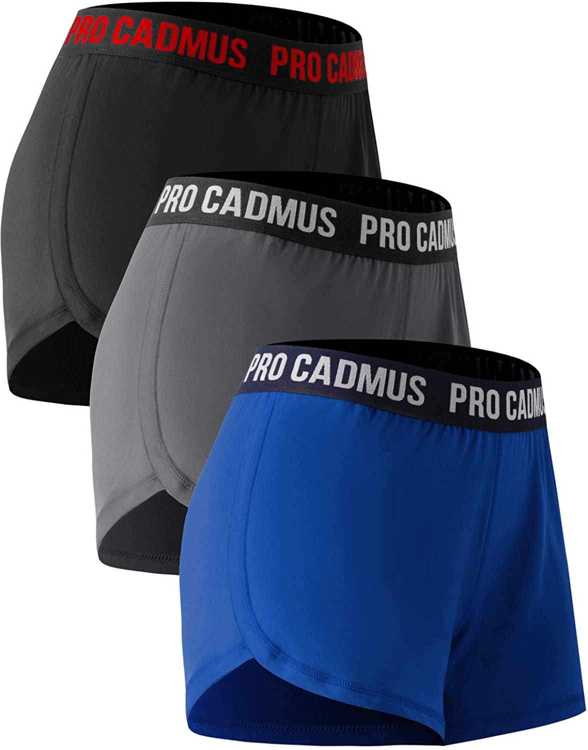 Cadmus Running Shorts for Women Athletic Shorts Workout Gym Pro Pockets 