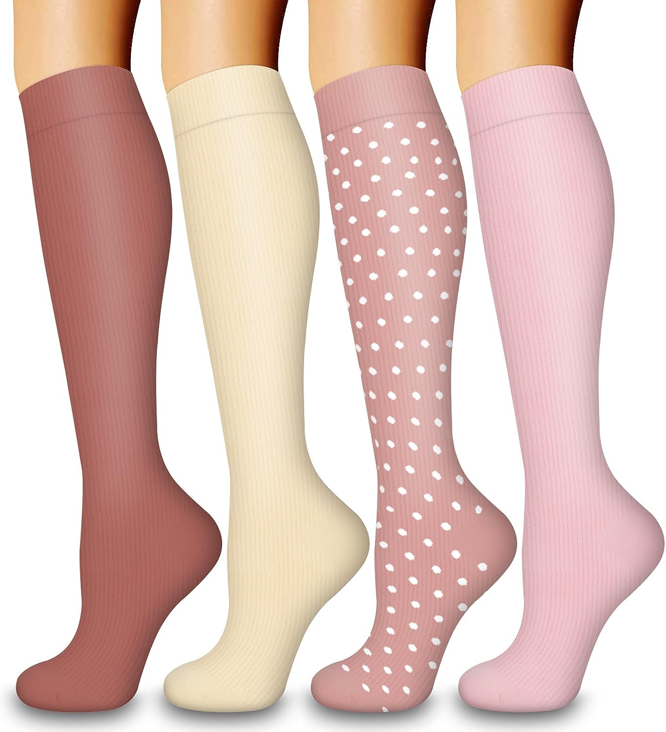 Laite Hebe Compression Socks For Women Men Circulation(8 Pairs),Socks-Best  For Running,Sports,Hiking,Flight Travel,Pregnancy