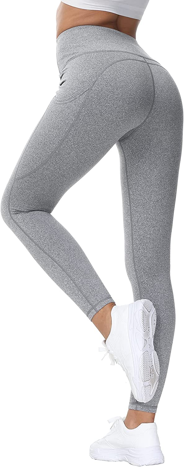 Buy Cakulo Fleece Lined Leggings for Women High Waist Yoga Athletic Running  Winter Thermal Warm Leggings with Pockets, Black, Medium at