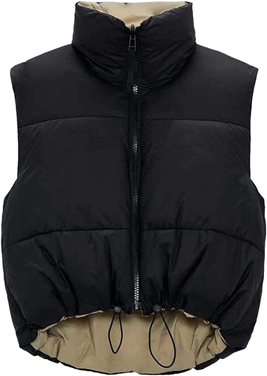 Quilt Crop Puffer Vest