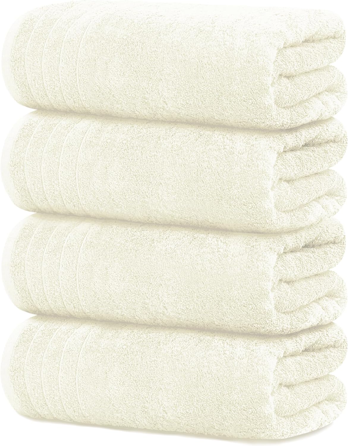 Tens Towels Large Bath Towels, 100% Cotton, 30 x 60 Inches Extra