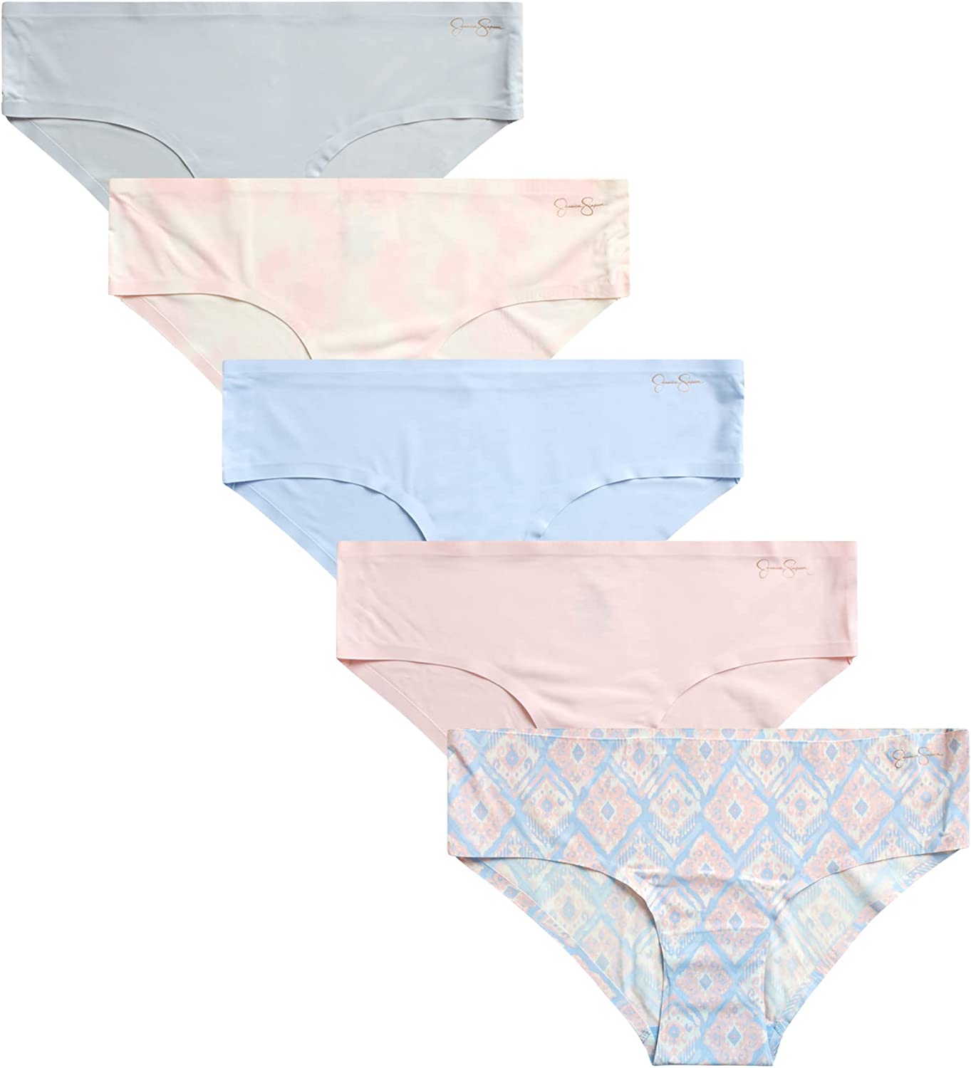  Jessica Simpson Womens Underwear - 5 Pack Seamless Bikini  Briefs