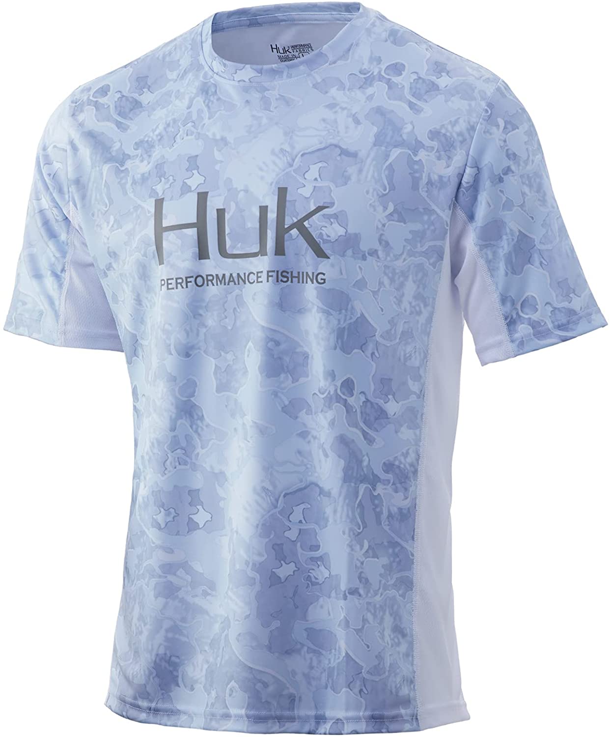 HUK Men's Performance Camo L/S T-Shirt..H1200136..#021..Lt.Gray