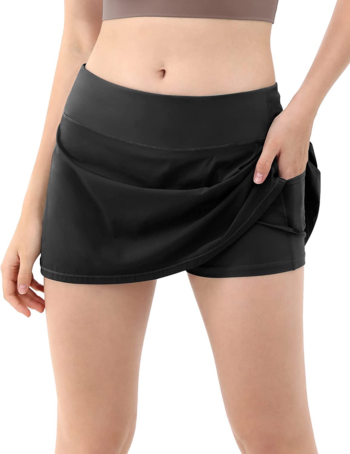 ododos Tennis Skirts With Built In Pockets Size S Black BNWT(s)