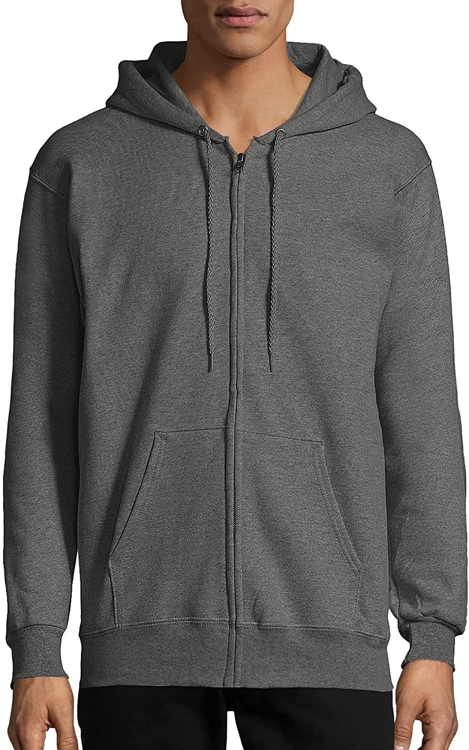 Hanes Men's Sweatshirts, Hanes Ultimate Men's Full-Zip Hoodie, Men's Zip-Up  Jackets, Men's Hooded Zip Sweatshirts