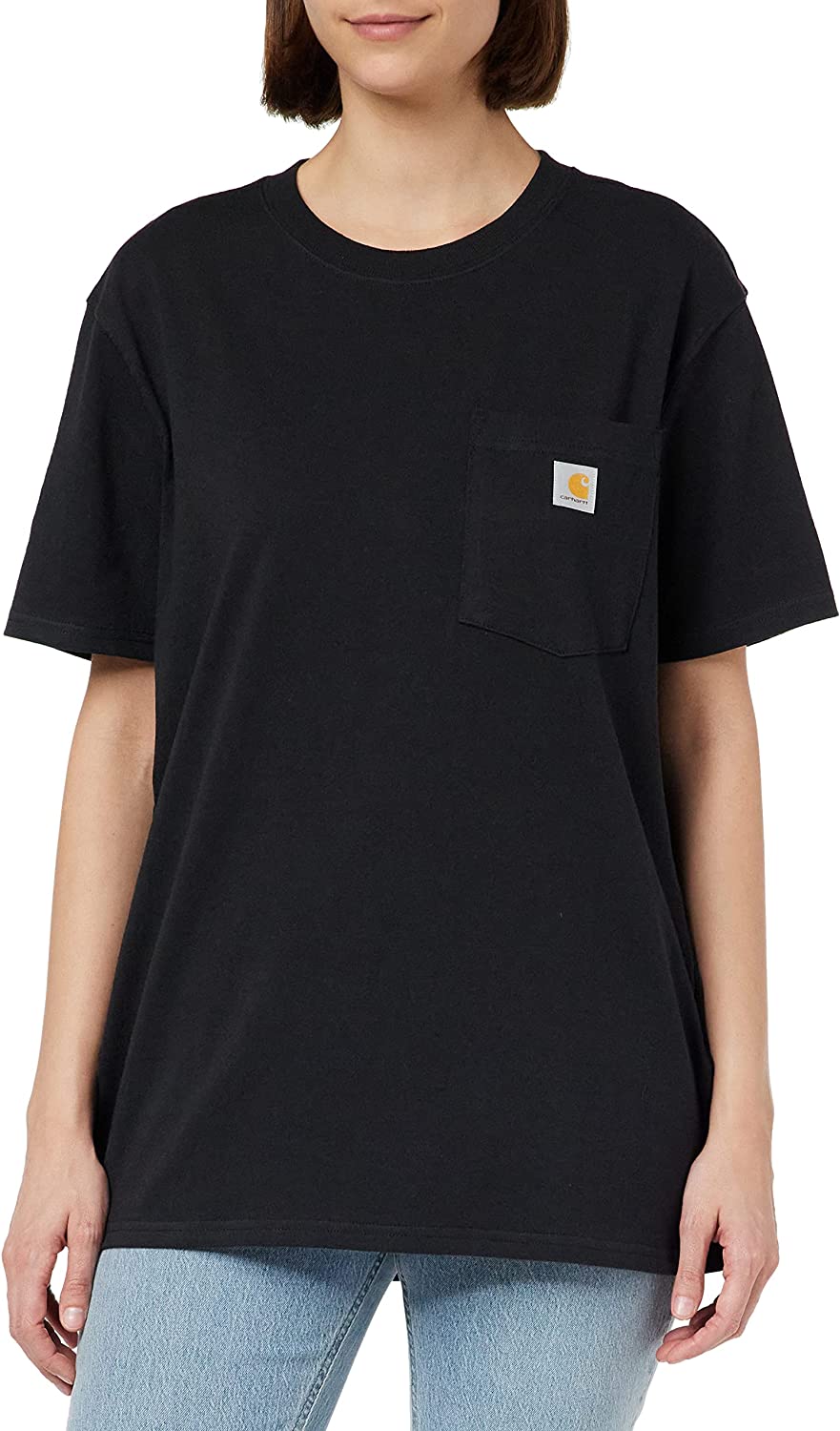 Carhartt Women's Short-Sleeve Pocket T-Shirt, Black