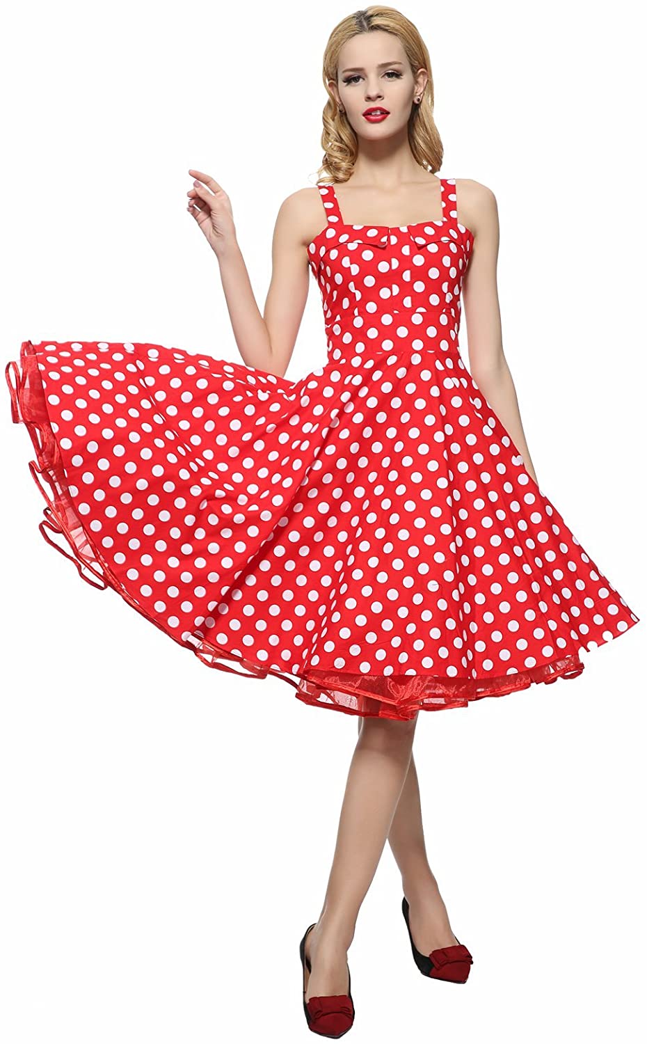 Maggie Tang 50s 60s VTG Pinup Nautical Sailor Rockabilly Swing Party Dress R-515 