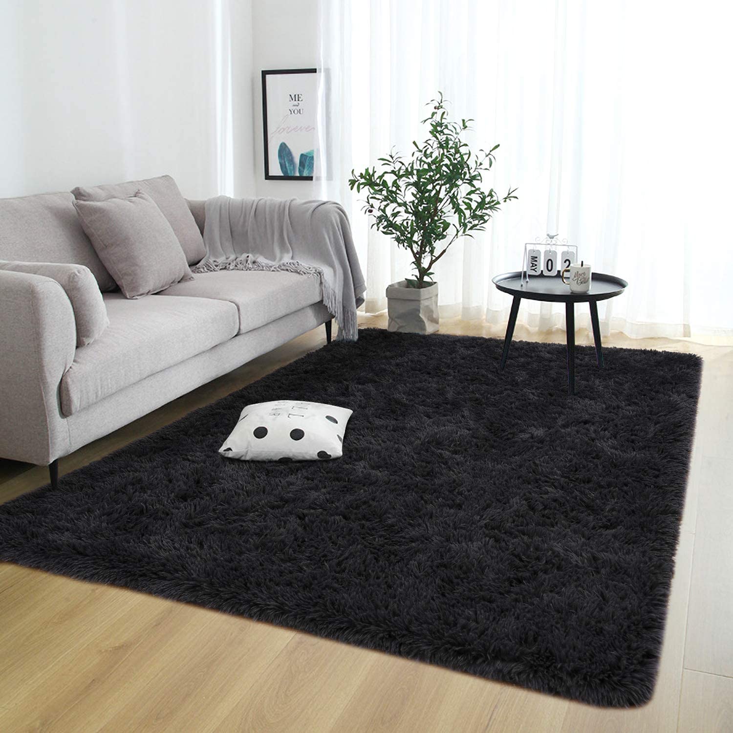 Details about   Rostyle Super Soft Fluffy Area Rugs for Bedroom Living Room Shaggy Floor Carpets 