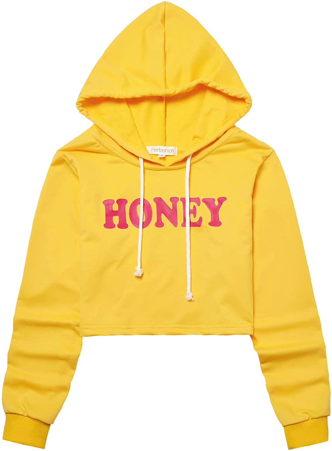 Honey crop shop top hoodie