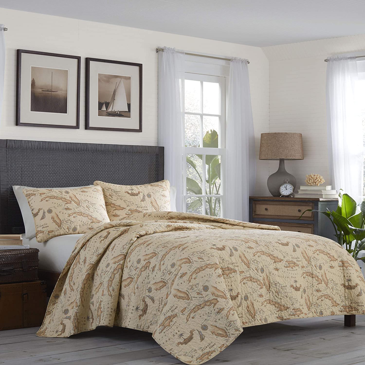 tommy bahama twin quilt