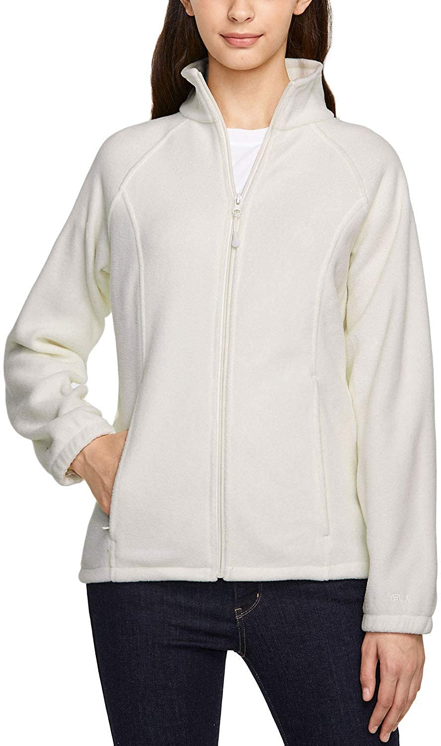 TSLA Women's Full Zip Polar Fleece Jacket, Long Sleeve Warm Casual Winter  Jacket, Thermal Mountain Outdoor Jacket