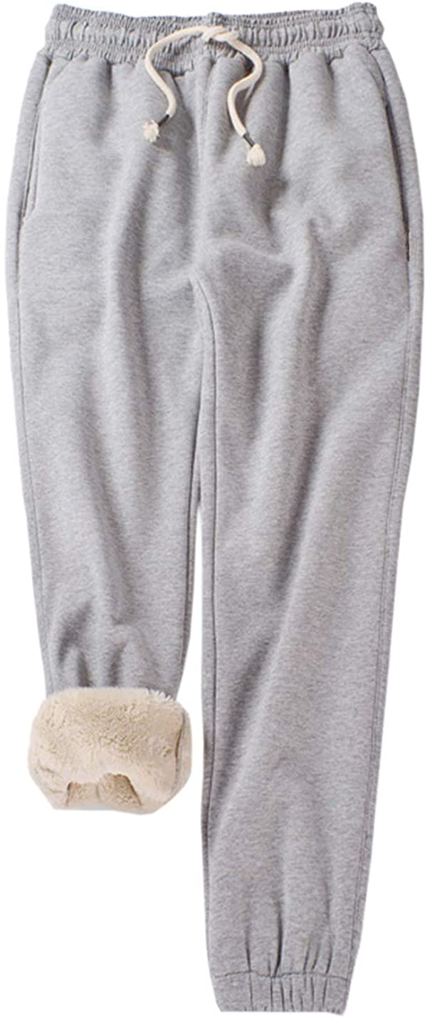 Gihuo Women's Winter Warm Fleece Pants Sherpa Lined Sweatpants Jogger Track  Pants : : Clothing, Shoes & Accessories