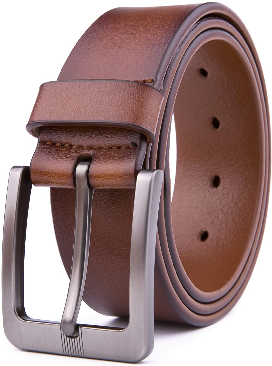 Design for Dress & Casual 40MM & 35MM Width Strap Handmade Mens Genuine Leather Belts