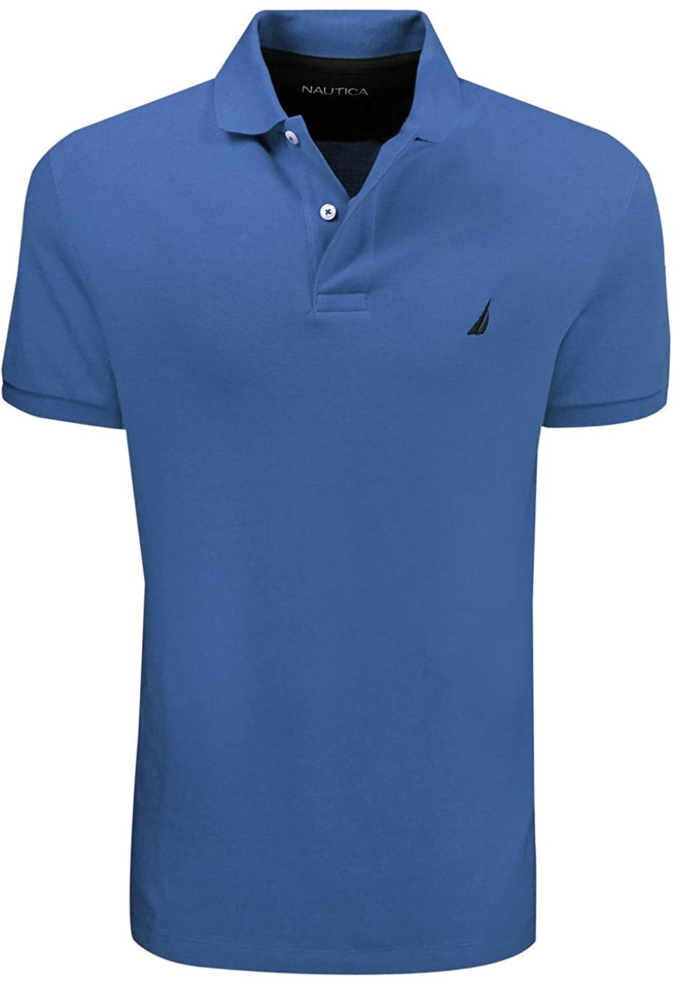 GetUSCart- Nautica Men's Classic Fit Short Sleeve Solid Soft Cotton Polo  Shirt, ash Green, Medium