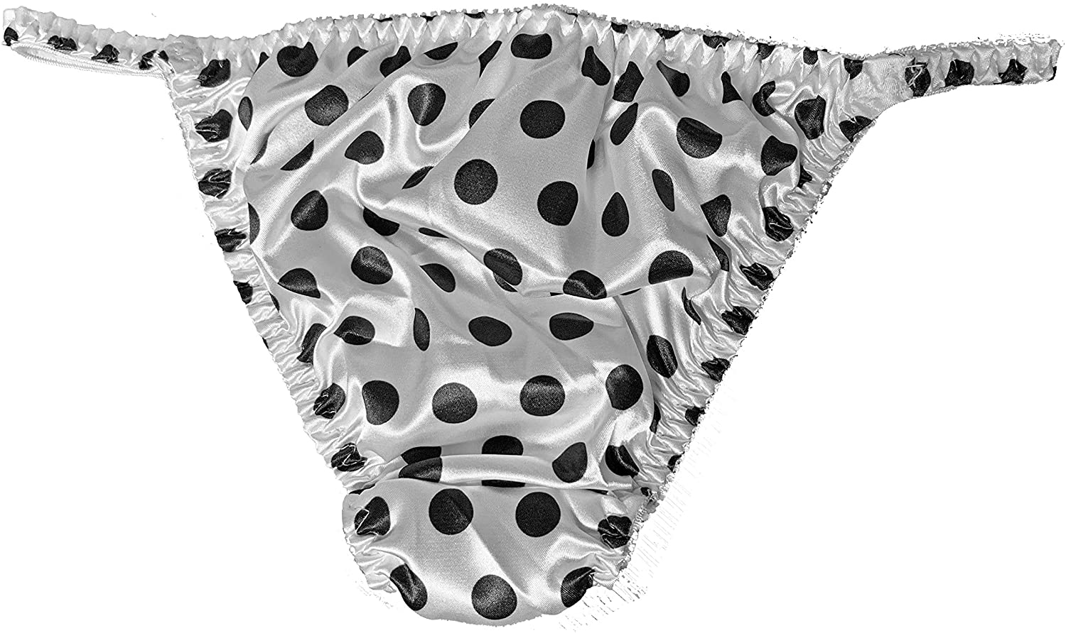 Satini Women S Polkadot Tanga Bikini Briefs Satin Panties Ebay