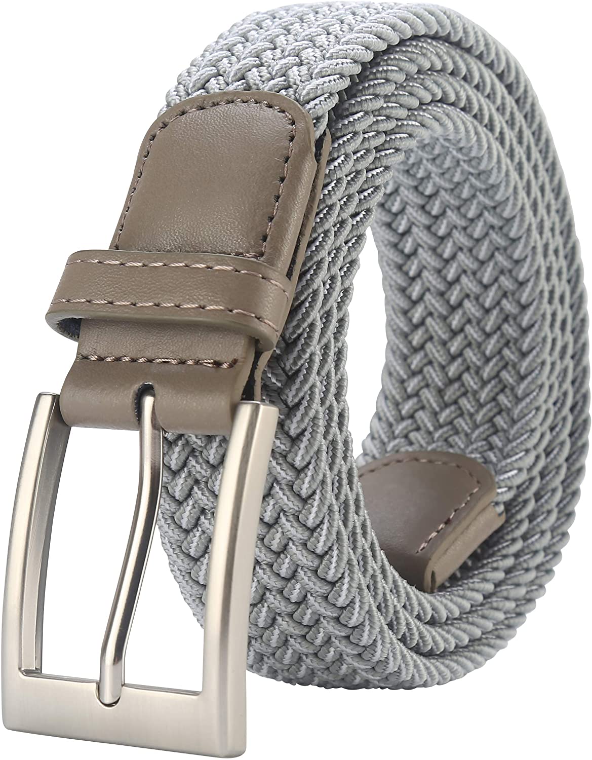 Lavemi Mens Belt, Stretch Elastic Casual Woven Sport Golf Braided Belts for  Men