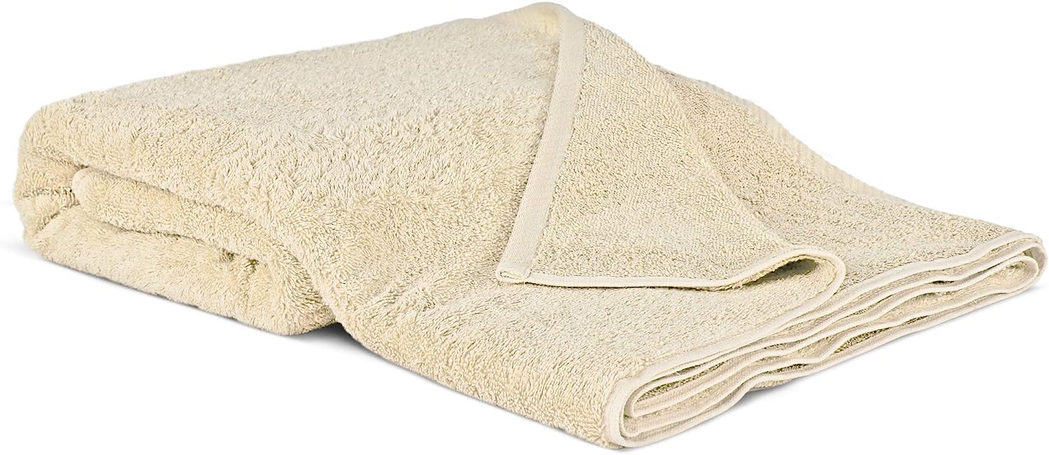 Chakir Linen Dobby Border Turkish Cotton Washcloth Set (Set of 12