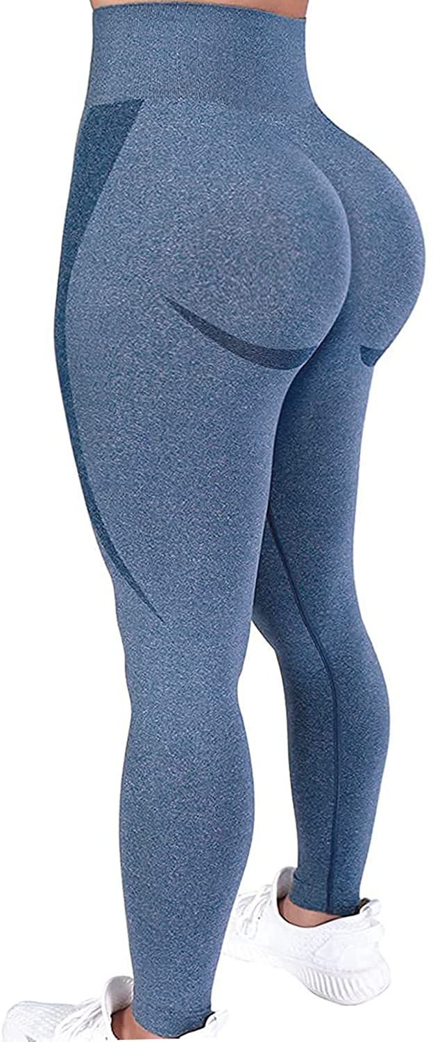 RYDCOT Yoga Pants for Women Sports Fitness Leggings High Waisted Solid  Color Casual Tight Fitting Tight Peach Hip Yoga Pants Stretch Pants Sale or  Clearance 