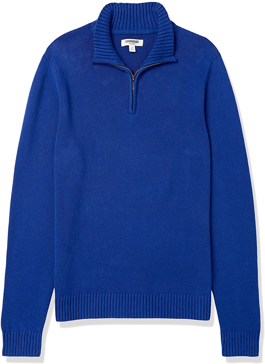 Marca Goodthreads Soft Cotton Quarter Zip Sweater sudadera Hombre 