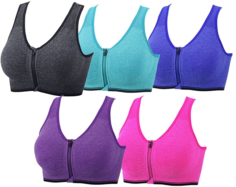 YEYELE Women 1or 3 or 5 Pack Adjustable Strap and Removable Pad Tank Top  Racerba | eBay
