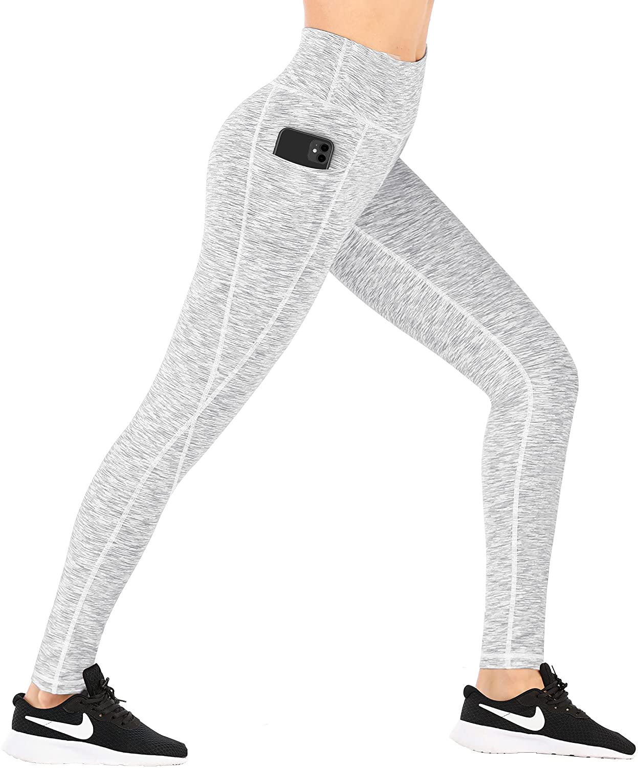 Ewedoos Fleece Lined Thermal Yoga Pants with Pockets - Winter Leggings