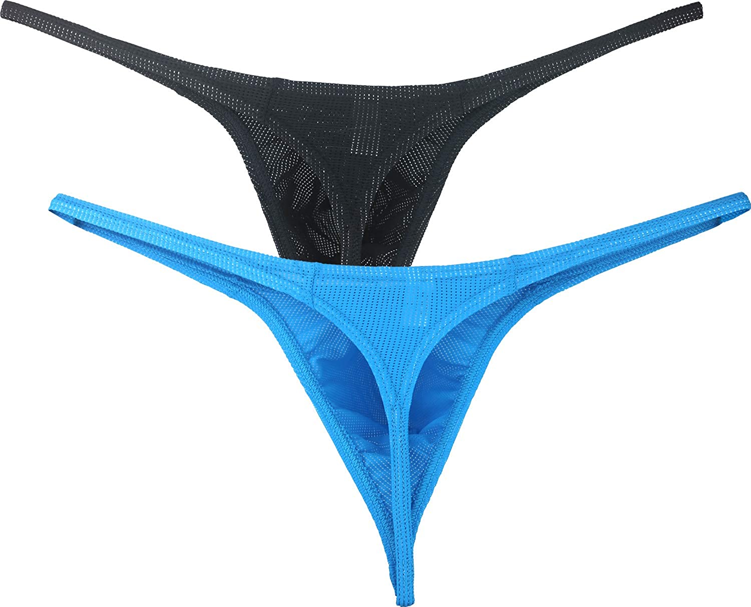 iKingsky Men's Pouch G-String Underwear Big Package Y-Back Panties  Breathable Bu