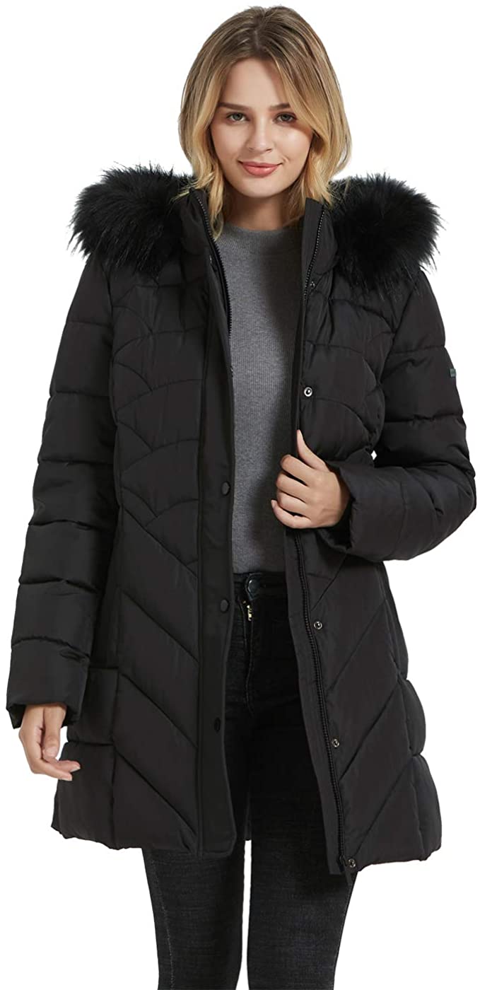Plus-Size Down & Parkas BINACL Womens Down Coat,Winter Packable ...