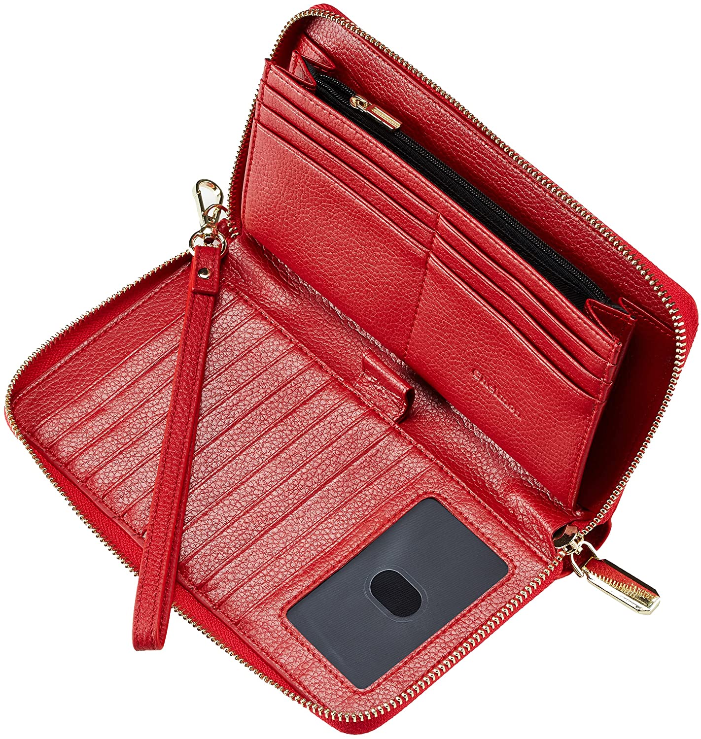 Chelmon Womens Wallet Genuine Leather RFID Blocking Purse Credit Card Clutch 