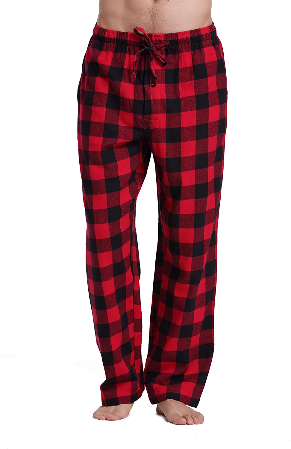 CYZ Men's 100% Cotton Super Soft Flannel Plaid Pajama Pants | eBay