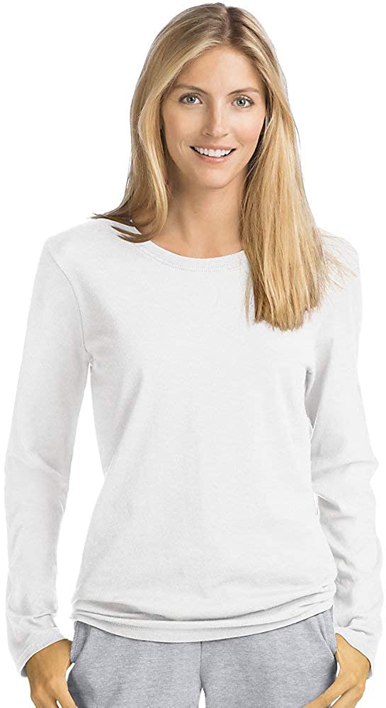 Hanes Women's Perfect-T Long Sleeve T-shirt | eBay