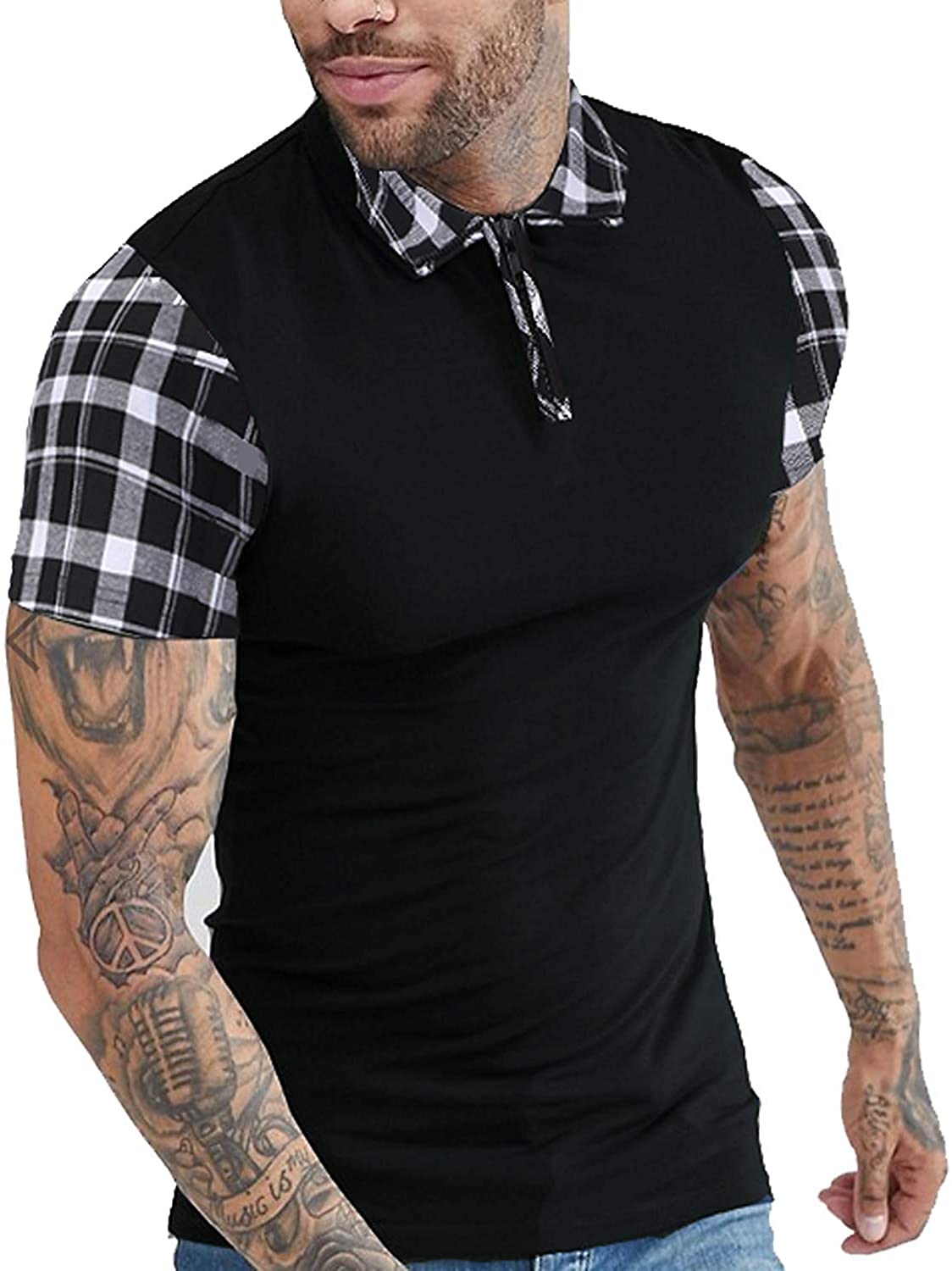 mens short sleeve polo