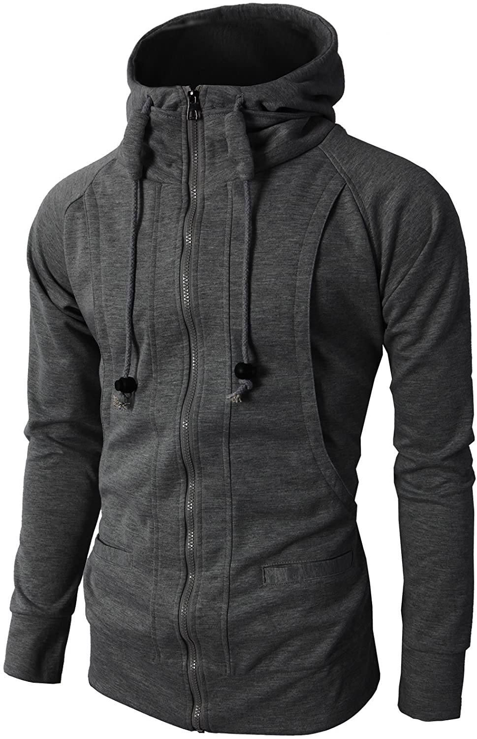 H2H Mens Casual Slim Fit Hoodie Zip-Up Long Sleeve Active Jackets | eBay