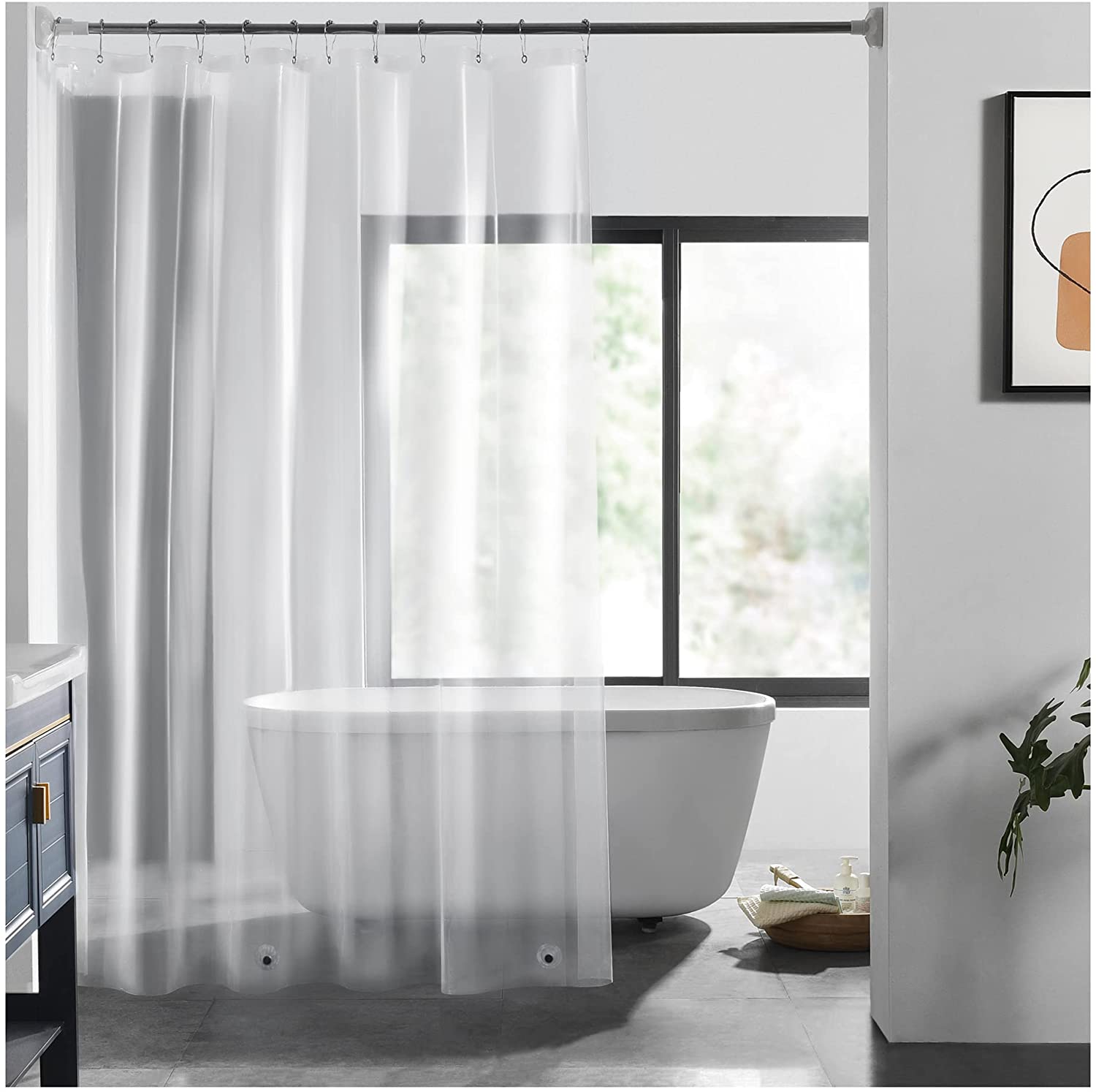 Clear  Shower Curtain Liner 