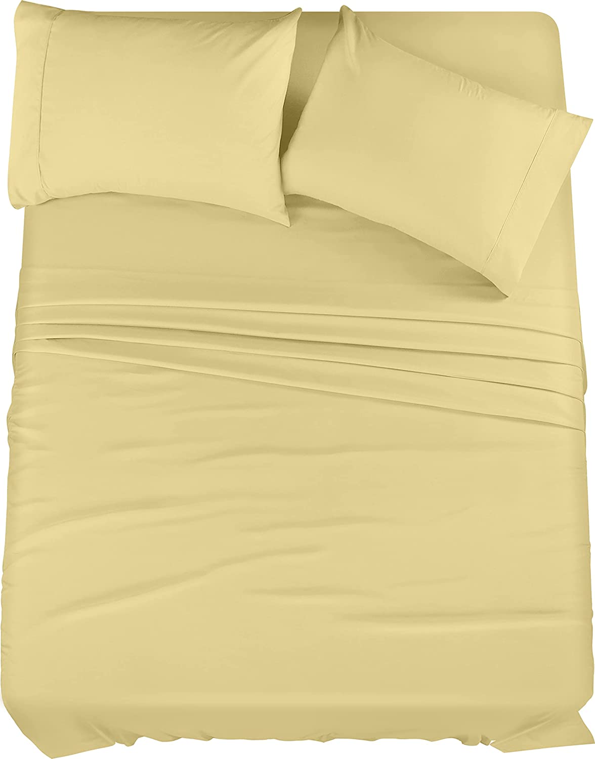 Utopia Bedding Queen Bed Sheets Set - 4 Piece Bedding - Brushed
