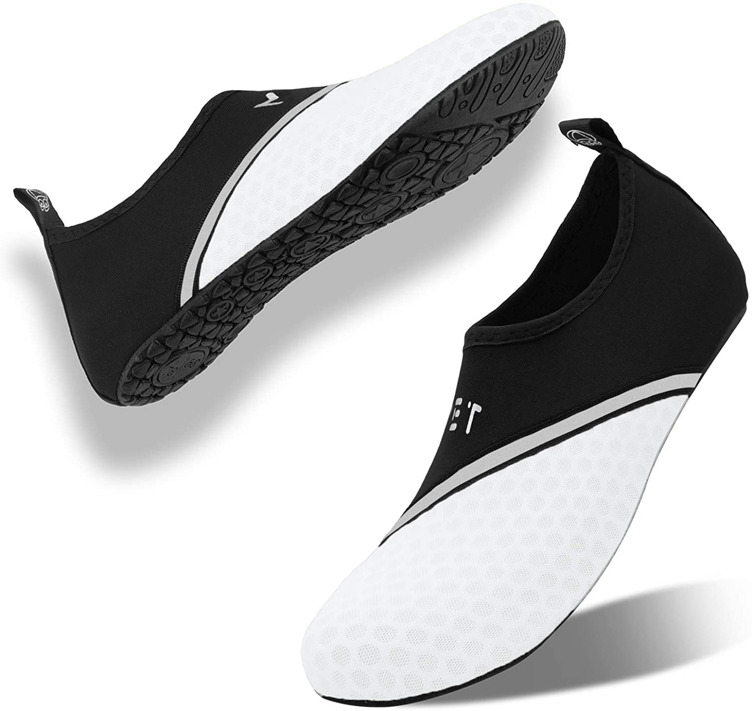 IceUnicorn Water Shoes Quick Dry Swim Aqua Barefoot Socks for Women Men ...