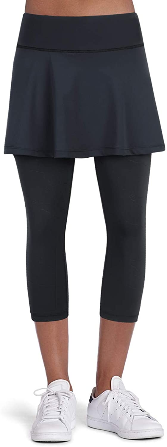 Athletic Tennis Skirt Above Knee Length with Leggings Active Skirt Capris Pockets ANIVIVO Skirted Leggings for Women 