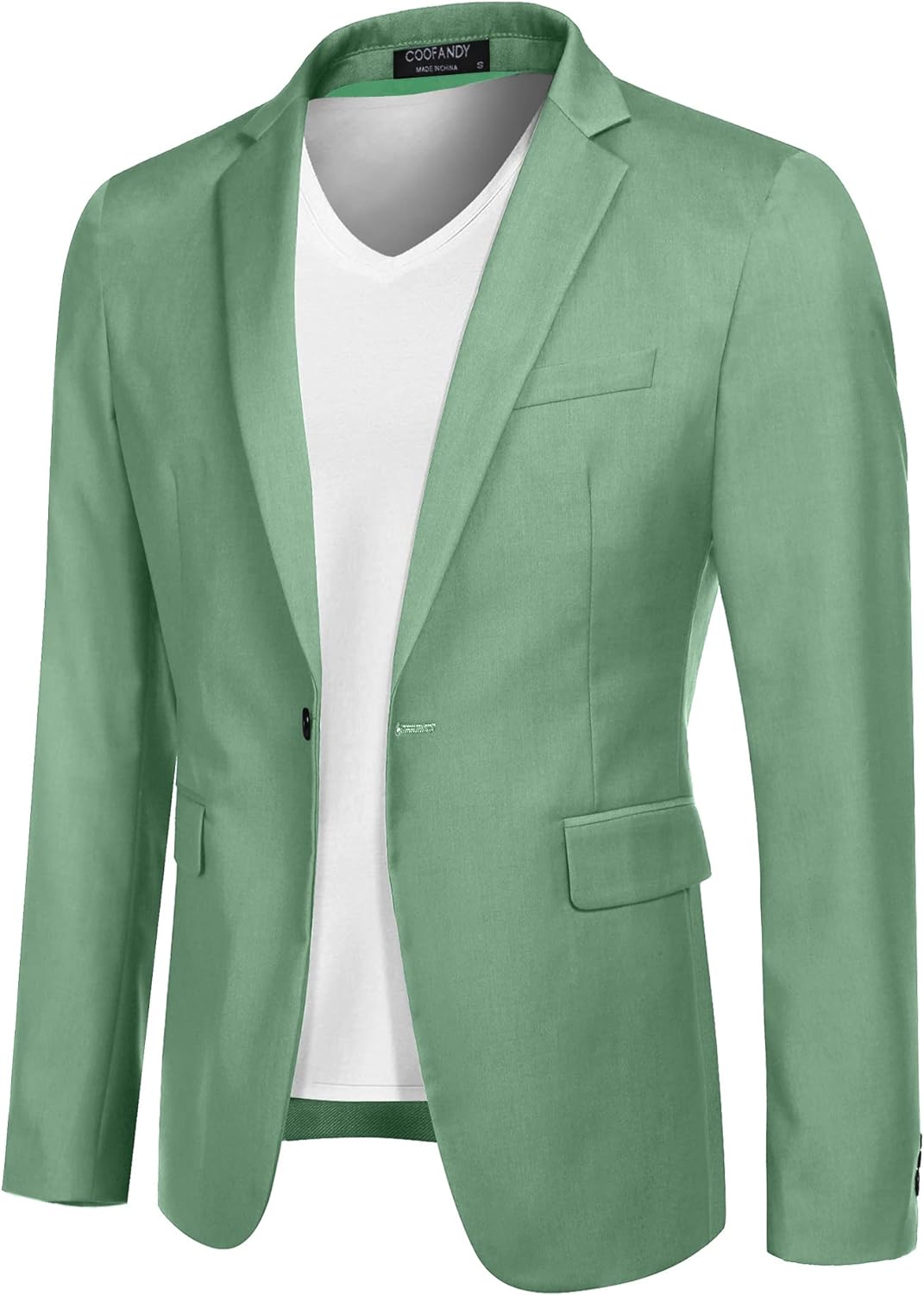 COOFANDY Mens Sport Coat Casual Blazer One Button Business Dress Jacket  Suit : : Clothing, Shoes & Accessories