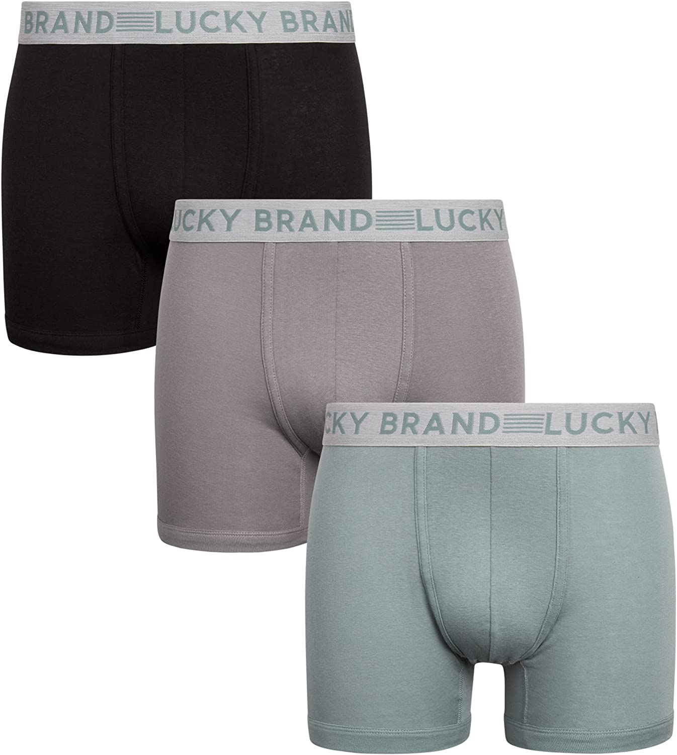 Lucky Brand Men's Super Soft Boxer Briefs (3 Pack)