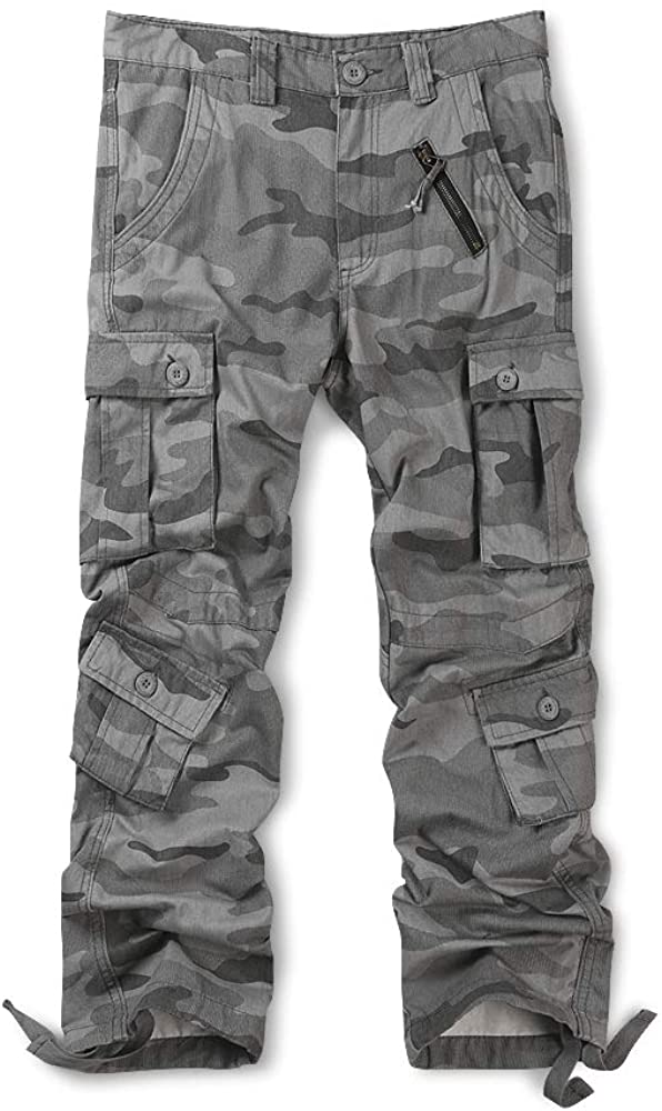OCHENTA Men's Work Pants, Military Cargo Work Combat 8 Pockets Casual  Trousers Army Green 30 : : Clothing, Shoes & Accessories