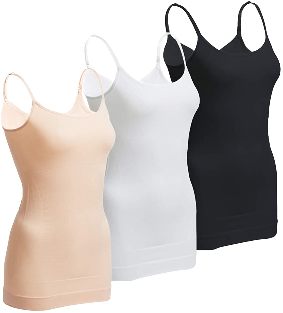 Women Slimming Tank top with Firm Tummy Control Shapewear Camisole Seamless Shaping Tops 