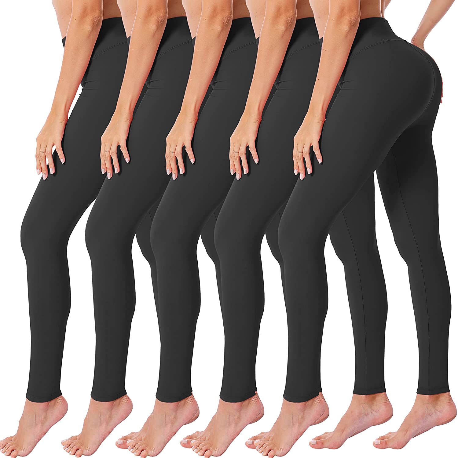 VALANDY High Waisted Leggings for Women Buttery Soft Stretchy Tummy  Control