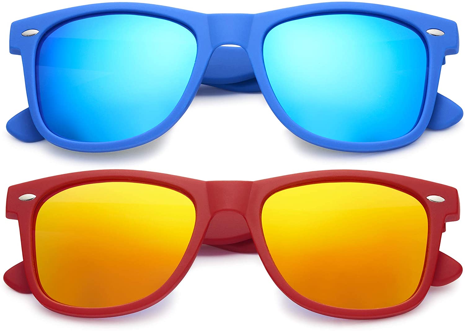 Retro Rewind Classic Polarized Sunglasses for Men Women UV400 Stylish Trendy Unisex Sun Glasses 