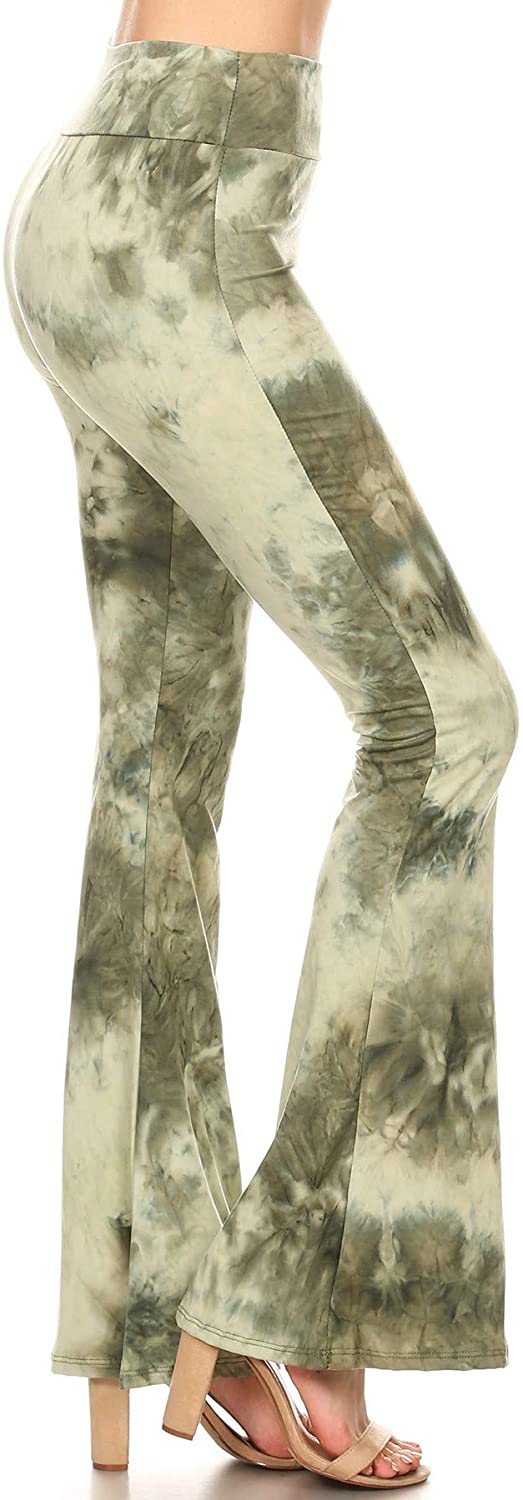 Leggings Depot Women's Ultra Soft Popular Printed Stylish Palazzo Pants BAT1